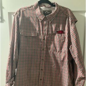 Drake waterfowl Arkansas Razorback shirt